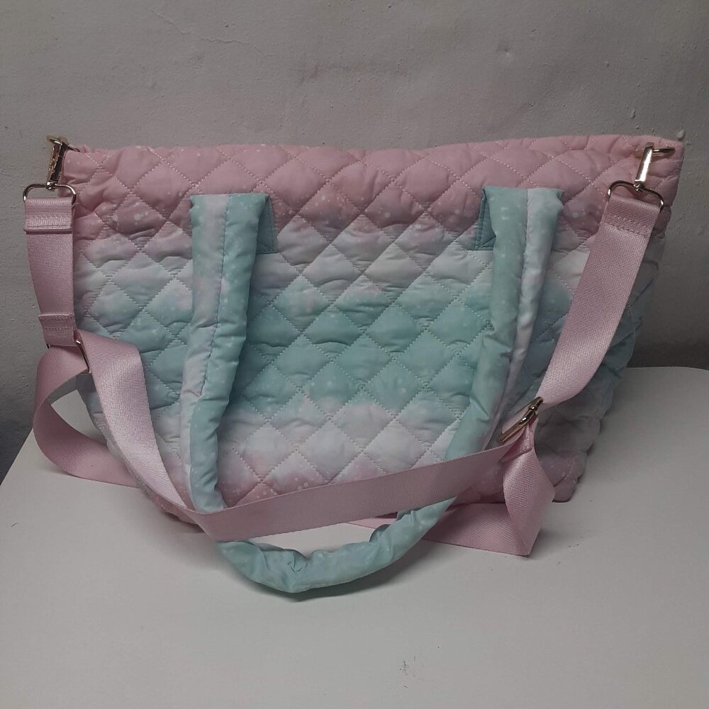 JILL & ALLY | Pink Tie Dye Quilted Purse